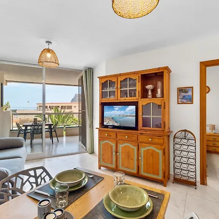 公寓 Apolo Xi, Calpe, Modern Apartment, Sea View, Pool, 100m To Beach!