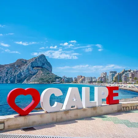 Apolo Xi, Calpe, Modern Apartment, Sea View, Pool, 100m To Beach! Ifach